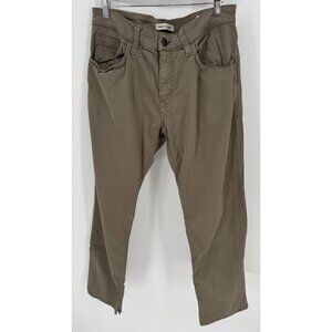 Mavi Mens Olive Green Zach Straight Leg Pants
